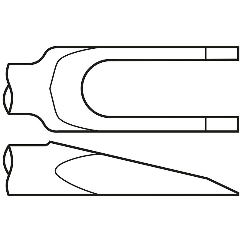 CHISEL 10,2MM RND SHANK 178X32MM A046060 product photo